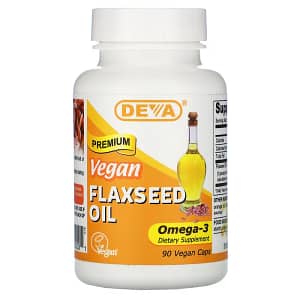 Deva Premium Vegan Flaxseed Oil 90 Vegan Caps