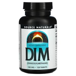 Source Naturals DIM (Diindolylmethane) 100 mg 120 Tablets