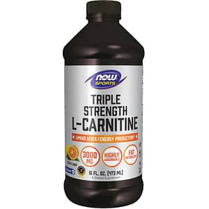 NOW Foods, Sports, Triple Strength L-Carnitine Liquid, Citrus, 3,000 mg, 16 fl oz