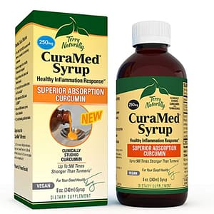 Terry Naturally, CuraMed Syrup, Superior Absorption Curcumin, 250 mg, 8 oz