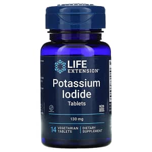 Life Extension Potassium Iodide Tablets 130 mg 14 Tablets back
