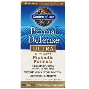 Garden of Life Primal Defense Ultra Ultimate Probiotic Formula 90 UltraZorbe Vegetarian Capsules