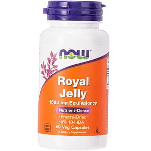 NOW Foods Royal Jelly 1500 mg 60 Veg Capsules