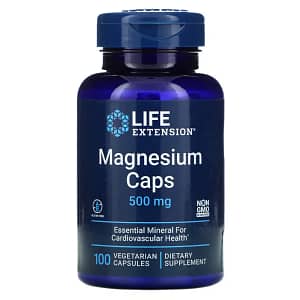 Life Extension Magnesium Caps 500 mg 100 Vegetarian Capsules