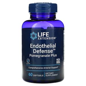 Life Extension Endothelial Defense Pomegranate Plus 60 Softgels