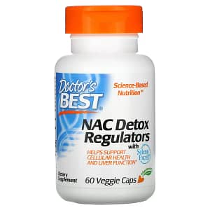 Doctors Best NAC Detox Regulators 60 Veggie Caps