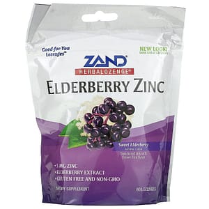Zand Herbalozenge Elderberry Zinc 80 Lozenges