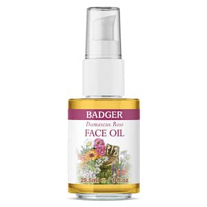 Badger Company, Face Care, Damascus Rose Face Oil, 1 fl oz