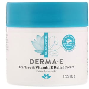 Derma E Tea Tree & Vitamin E Relief Cream 4 oz (113 g)