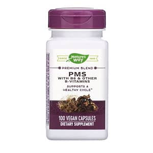 Natures Way PMS with B6 and Other B-Vitamins 100 Vegan Capsules
