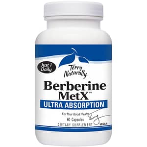 Terry Naturally, Berberine MetX, Ultra Absorption, 60 Capsules