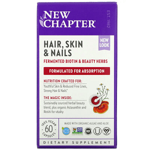 New Chapter Hair Skin and Nails 60 Vegan Capsules