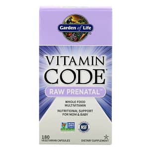 Garden of Life Vitamin Code RAW prenatal 180 Vegetarian Capsules