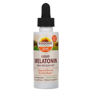 Sundown Naturals Liquid Melatonin Cherry Flavored 2 fl oz