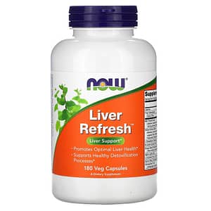 NOW Liver Refresh 180 Capsules