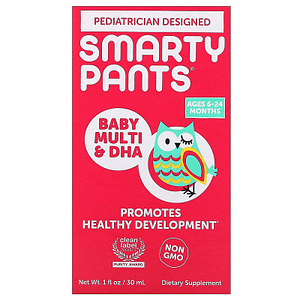 SmartyPants Baby Multivitamin and DHA Ages 6-24 Months 1 fl oz