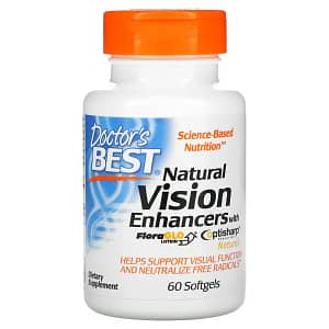 Doctors Best Natural Vision Enhancers with FloraGlo Lutein 60 Softgels