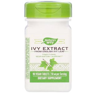 Nature's Way Ivy Extract 25 mg 90 Vegan Tablets