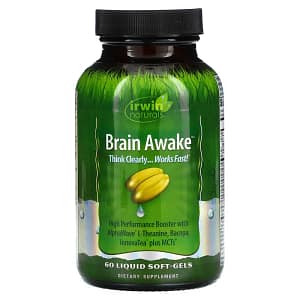 Irwin Naturals Brain Awake 60 Liquid Soft-Gels