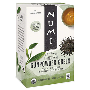 Numi Organic Gunpowder Green Tea 18 Tea Bags