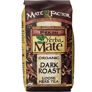 The Mate Factor Fresh Yerba Mate Loose Herb Tea Dark Roast -- 12 oz