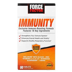 Force Factor Immunity 1000 mg 90 Tablets