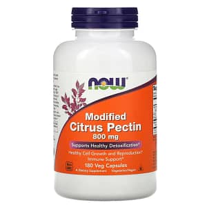 NOW Foods Modified Citrus Pectin 800 mg 180 Veg Capsules