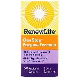 Renew Life Gas Stop Enzyme Formula 60 Vegetarian Capsules