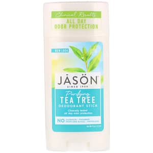 Jason Natural Deodorant Stick Purifying Tea Tree 2.5 oz