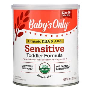 Natures One Babys Only Organic DHA and ARA Sensitive Toddler Formula 12 to 36 Months 12.7 oz