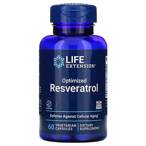 Life Extension Optimized Resveratrol 60 Vegetarian Capsules