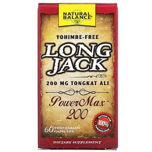 Natural Balance Long Jack PowerMax 200 60 Vegetarian Capsules