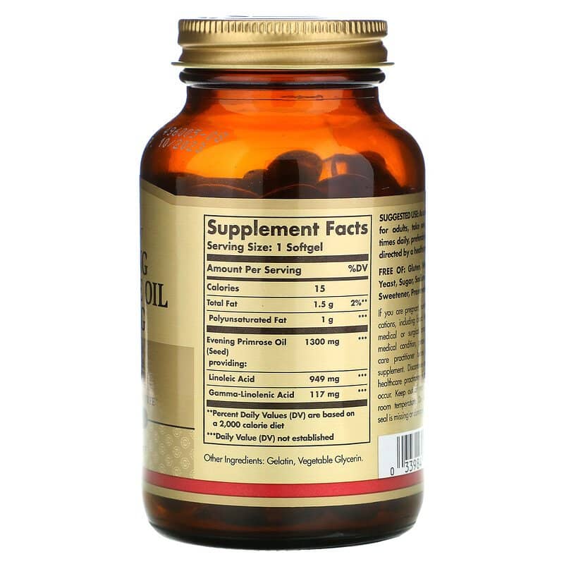 image for Solgar Evening Primrose Oil 1,300 mg 60 Softgels