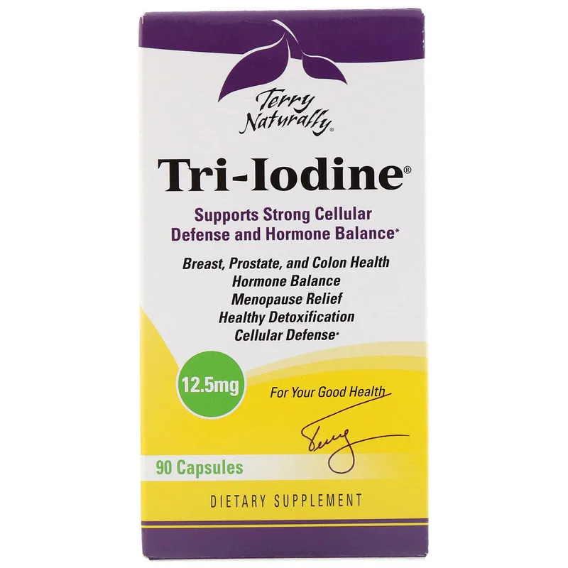 Terry Naturally Tri-Iodine 12.5 mg 90 Capsules