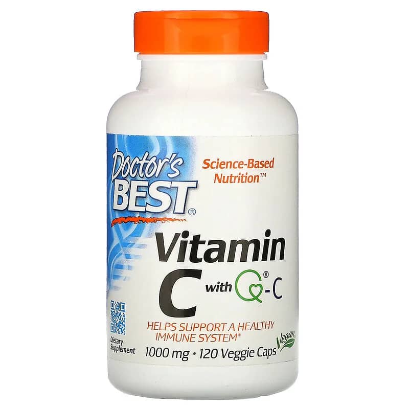 Doctors Best Vitamin C with Q-C 1000 mg 120 Veggie Caps
