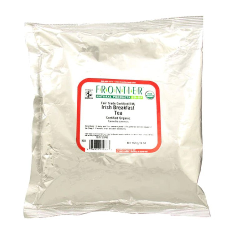 Frontier Natural Products Organic Irish Breakfast Tea Blend 1 lb
