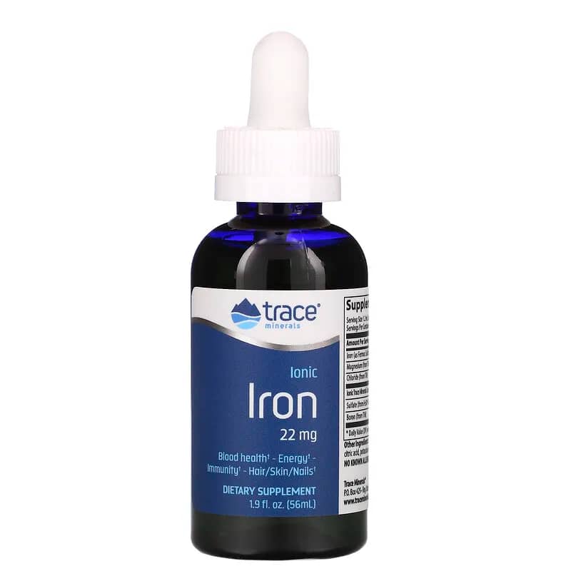 Trace Minerals Ionic Iron 22 mg 1.9 fl oz