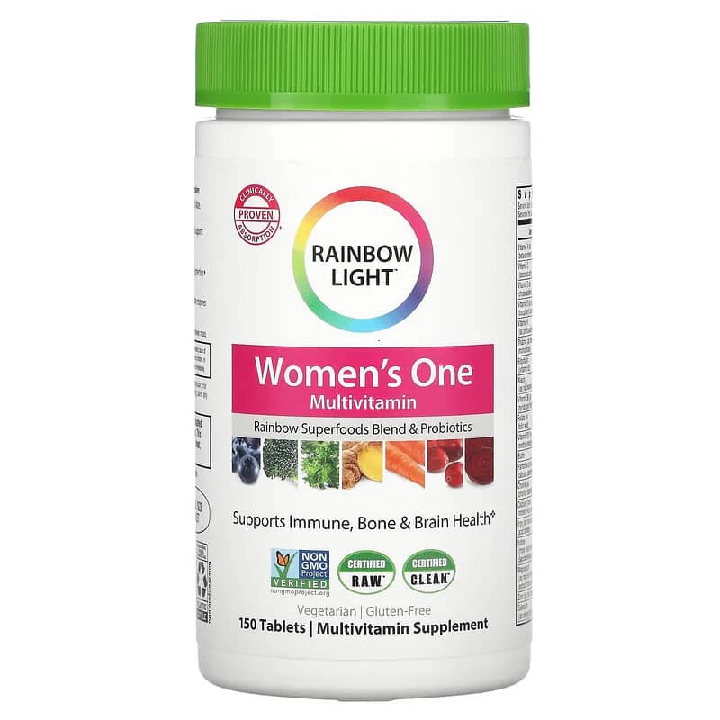Rainbow Light Womens One Multivitamin 150 Tablets