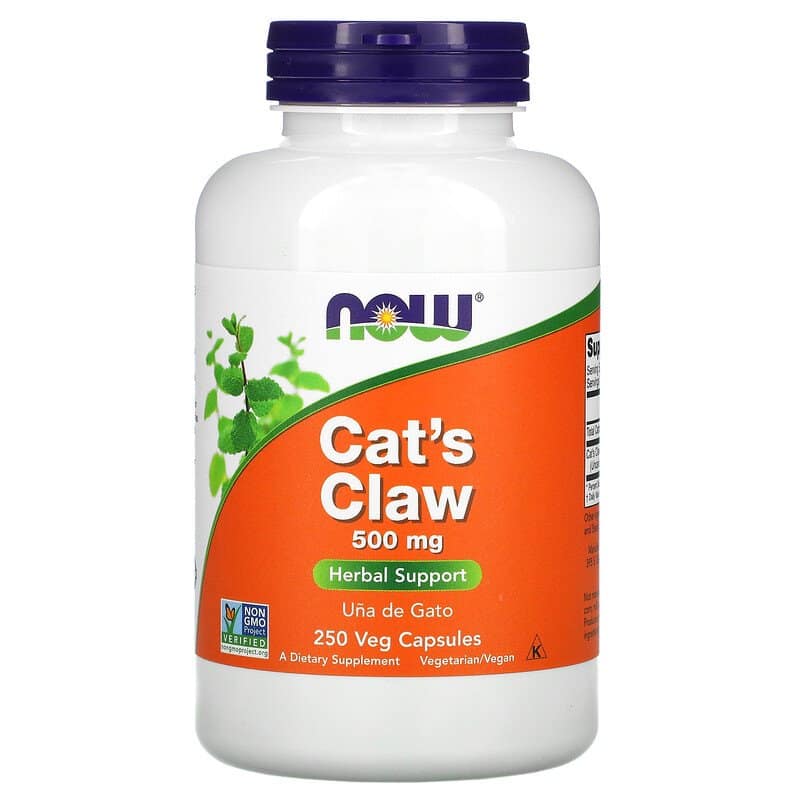image for Now Foods Cat's Claw 500 mg 250 Veg Capsules