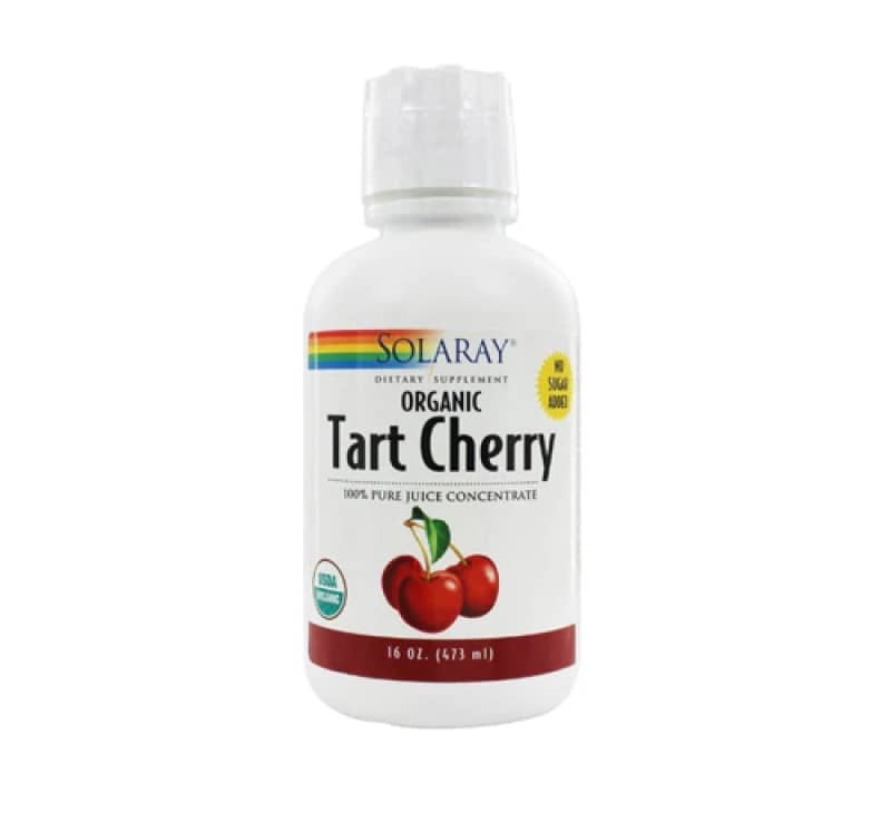 Solaray Organic 100% Juice Concentrate Dietary Supplement Tart Cherry 16 fl oz