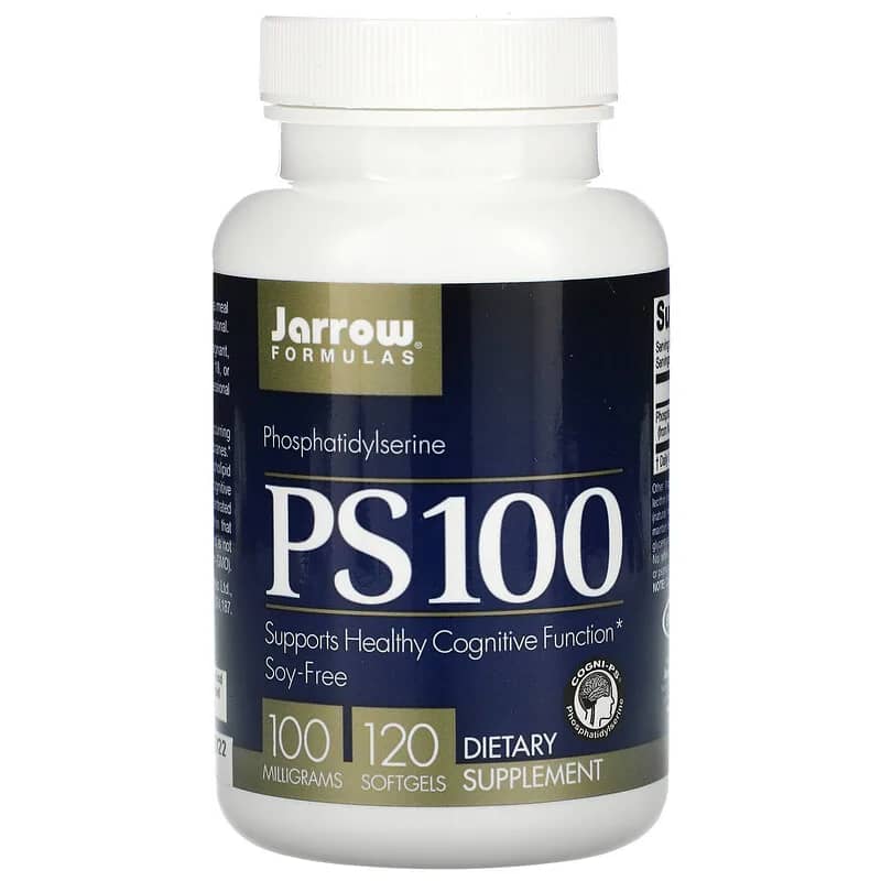 Jarrow Formulas PS 100 Phosphatidylserine 100 mg 120 Softgels