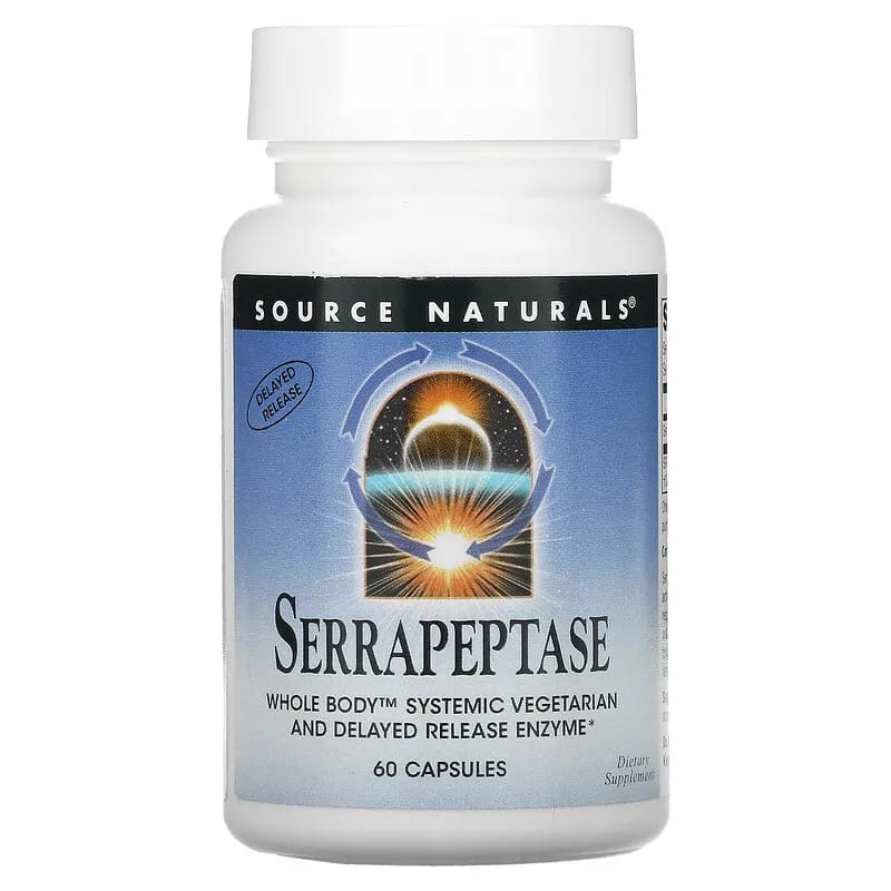 Source Naturals Serrapeptase 60 Capsules