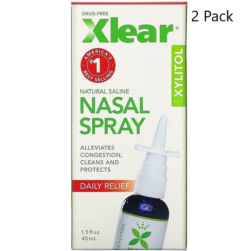 Xlear Xylitol Saline Nasal Spray Fast Relief 1.5 fl oz