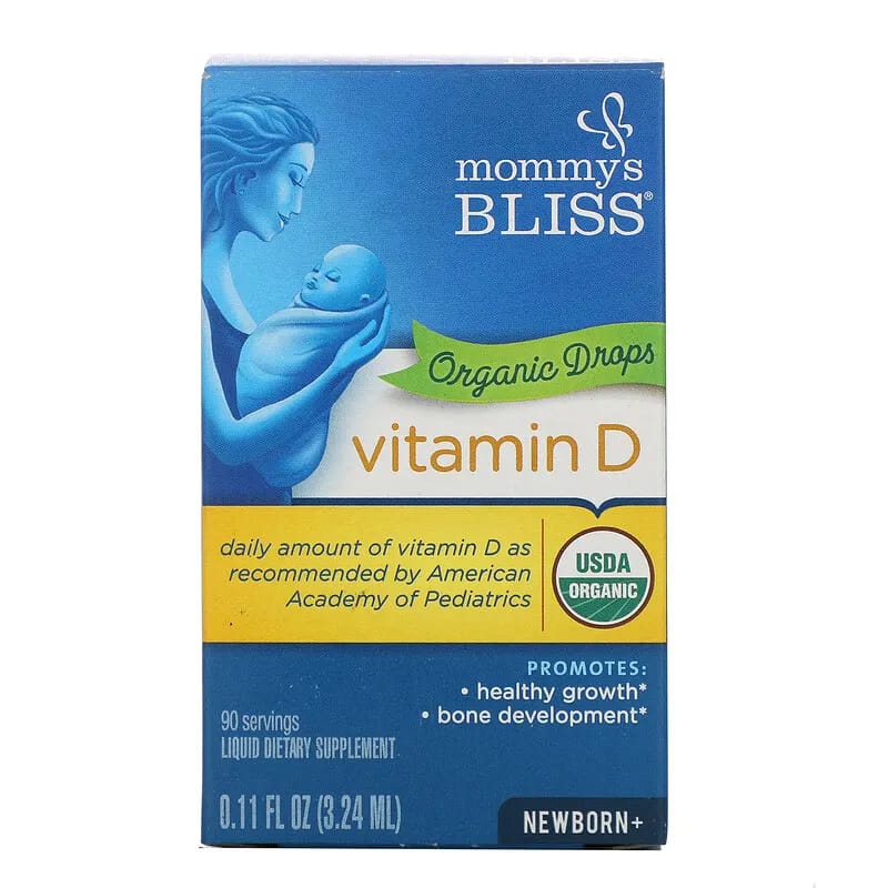 Mommys Bliss Vitamin D Organic Drops Newborn + 0.11 fl oz