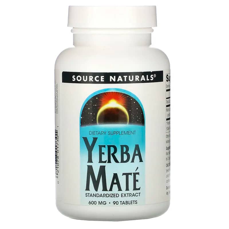 Source Naturals Yerba Mate 600 mg 90 Tablets