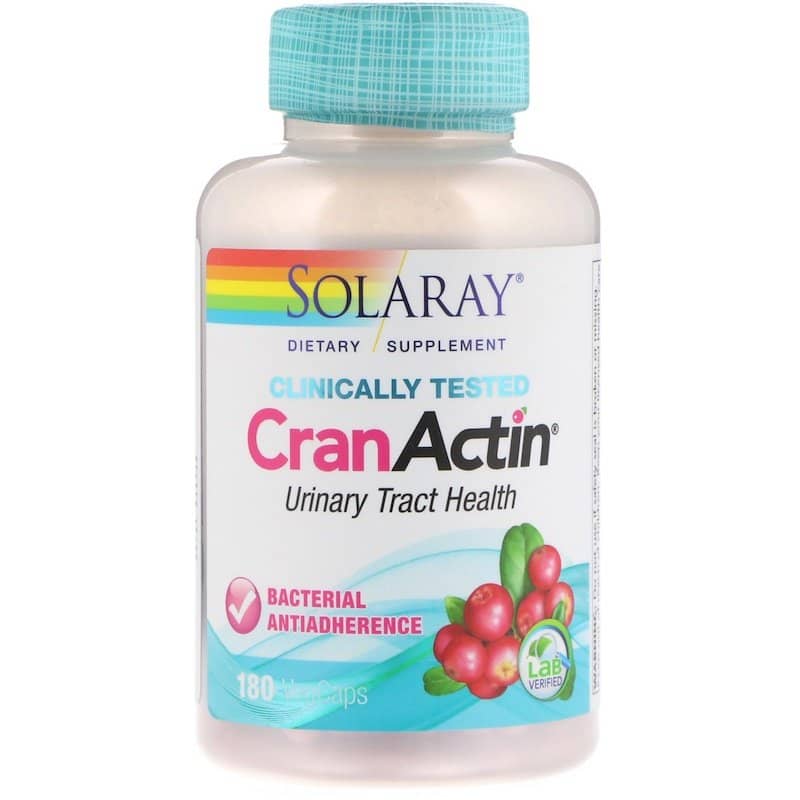 image for Solaray CranActin Urinary Tract Health 180 VegCaps