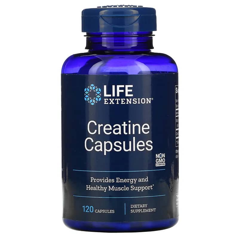 Life Extension Creatine Capsules 120 Capsules
