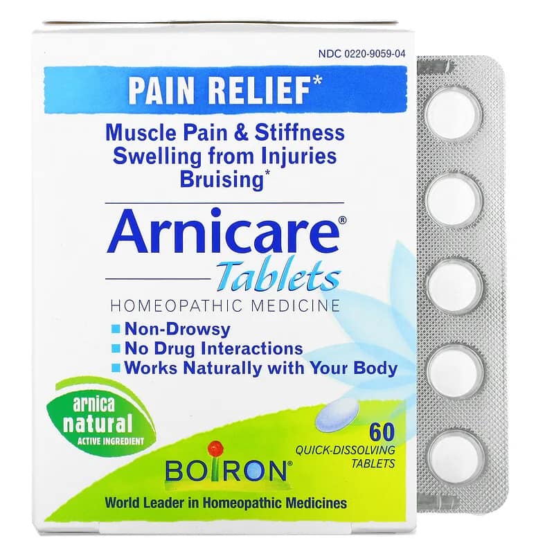 Boiron Arnicare Pain Relief 60 Quick-Dissolving Tablets