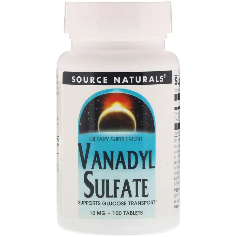 Source Naturals Vanadyl Sulfate 10 mg 100 Tablets