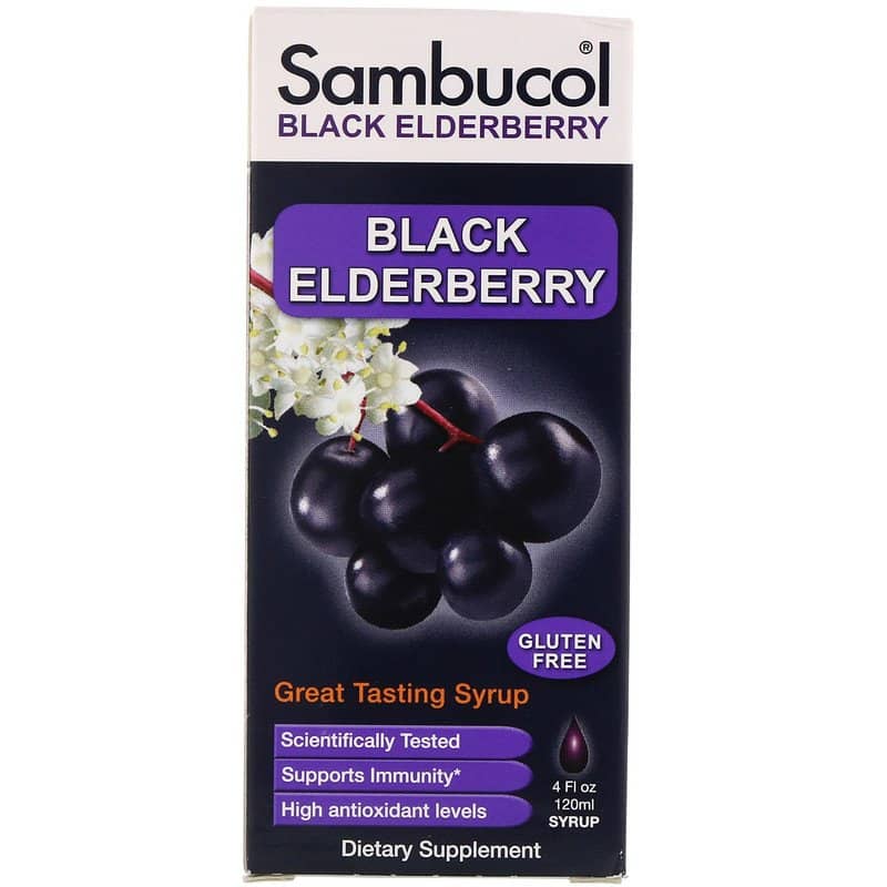 Sambucol Black Elderberry Syrup Original Formula 4 fl oz (120 ml)